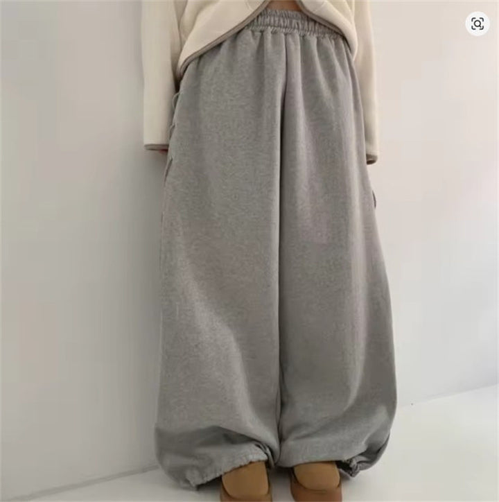 Damen lässige und modische Sweatpants mit Schnürung Drune