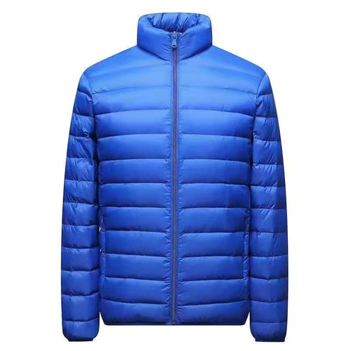 Herren nan ultraleichte Packbare Microsteppjacke mit Stehkragen, wattierter Isolierung und windabweisender Hülle Drune