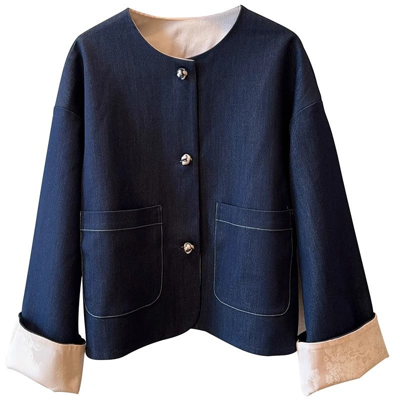Damen Eleganter Kurzblazer Drune