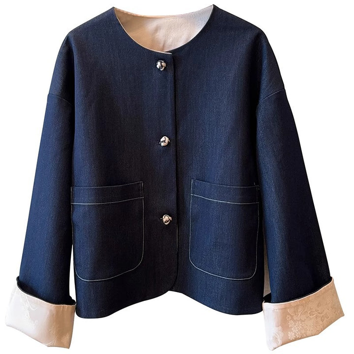 Damen Eleganter Kurzblazer Drune