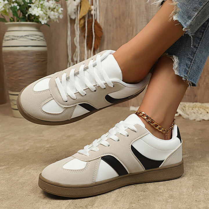 Damen Sportliche Sneakers mit modischem Obermaterial und rutschfester Sohle Drune