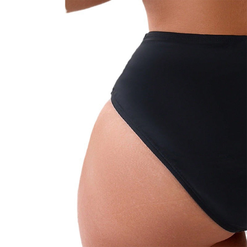 Damen Hochtailliertes Bikiniunterteil mit stilvollem Wickeldesign Drune