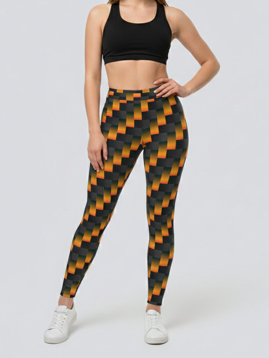 Damen Sportlegging mit stilvollem grafischen Design Drune