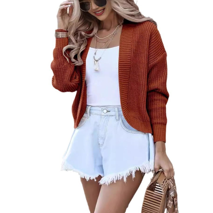 Damen Grobstrickcardigan mit lässigem Schnitt und offenen Vorderteilen Drune