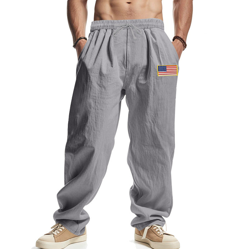 Herren lässige Cargo-Hose mit verstellbarem Bund und praktischen Seitentaschen Drune