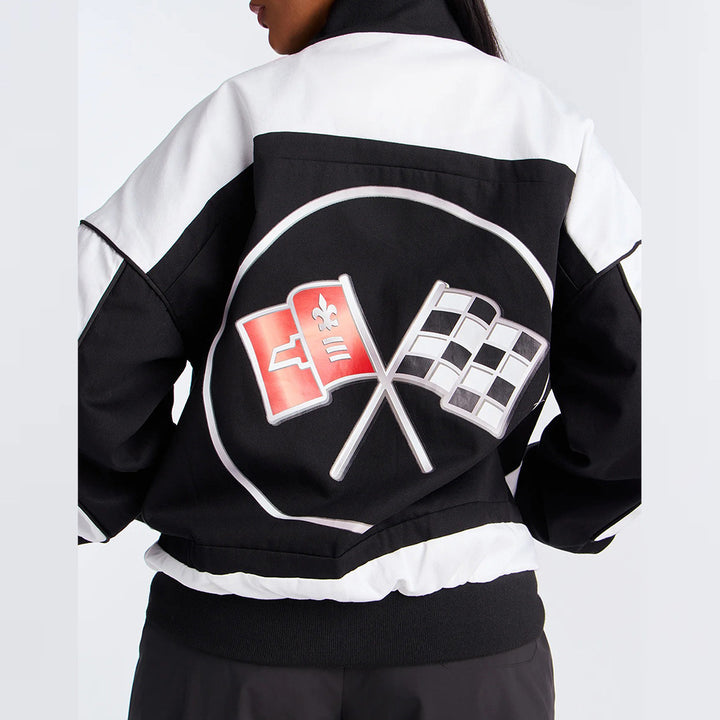 Damen oversized Collegejacke Drune
