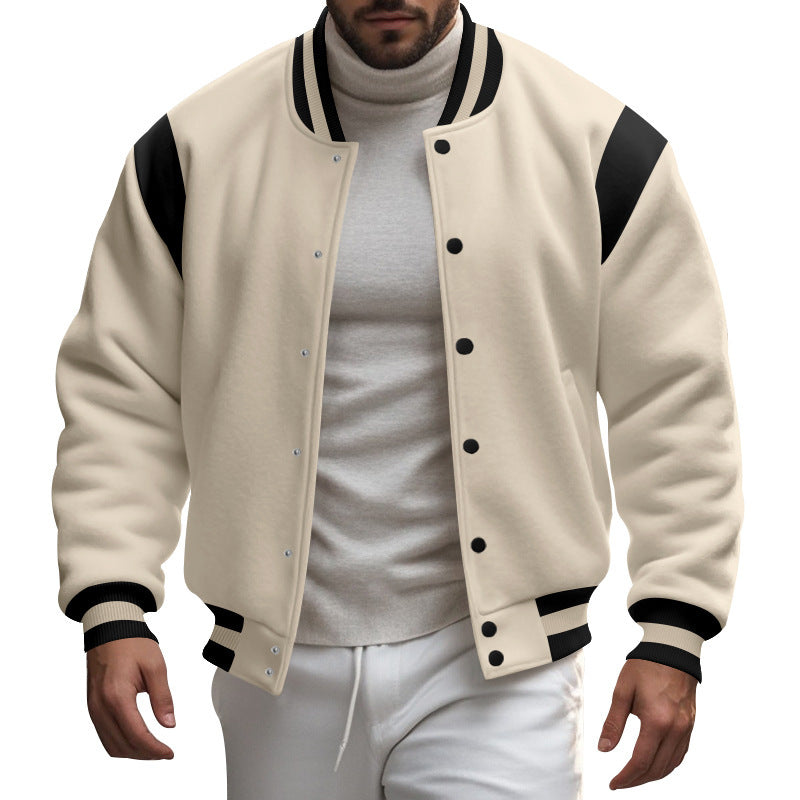 Herren sportliche Collegejacke Drune