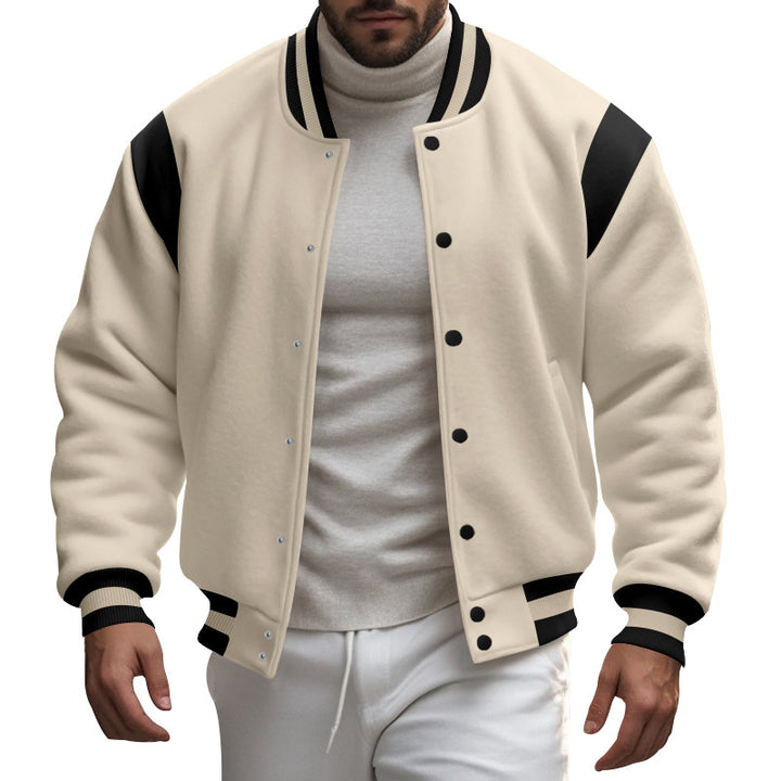 Herren sportliche Collegejacke Drune