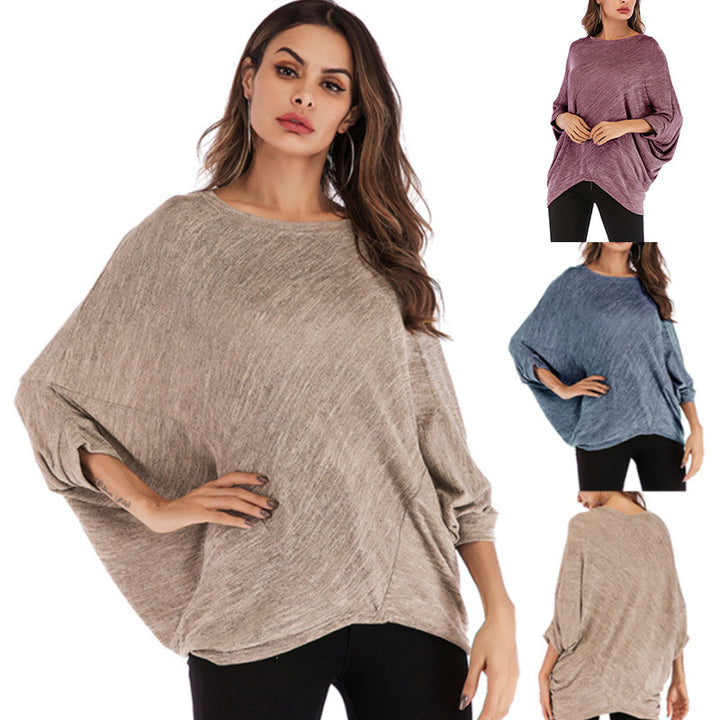 Damen Oversized Sweater mit lässigem Schnitt Drune