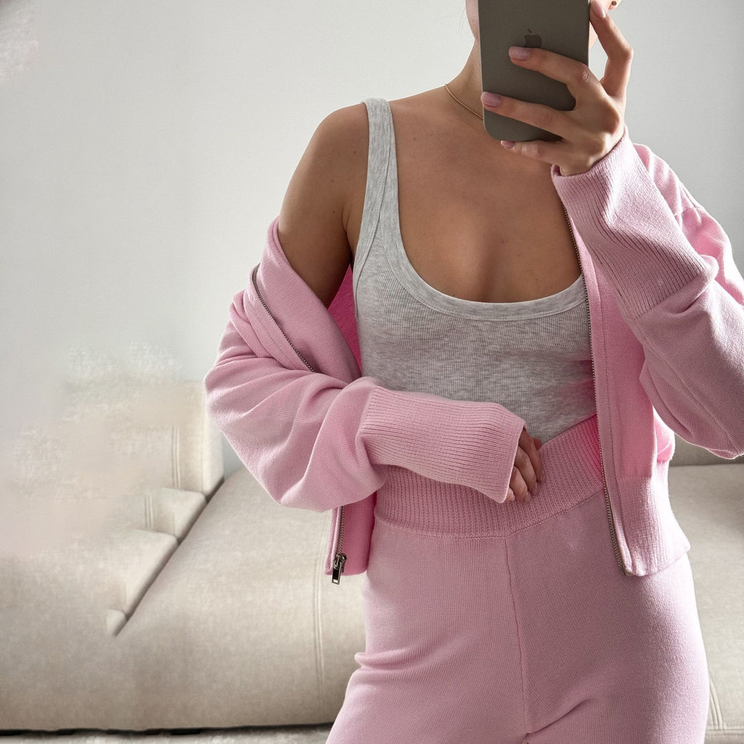 Damen Freizeit-Anzug mit weitem Schnitt und hochwertigem Stoff Drune