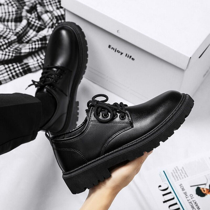 Herren Schnürschuhe mit rutschfester und bequemer Sohle Drune