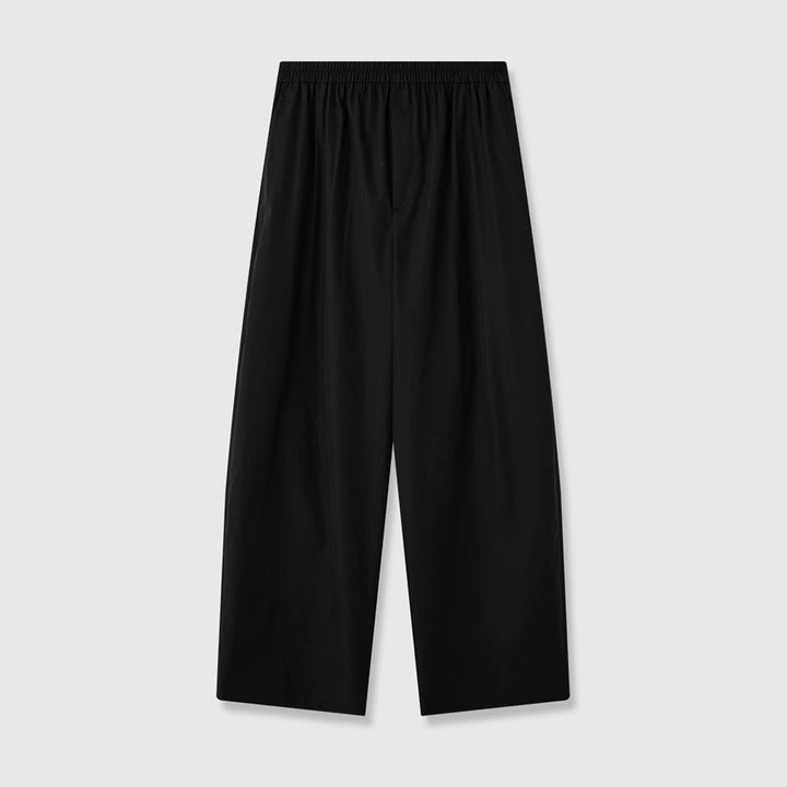 Damen Weit geschnittene Palazzo-Hose mit elastischem Bund Drune