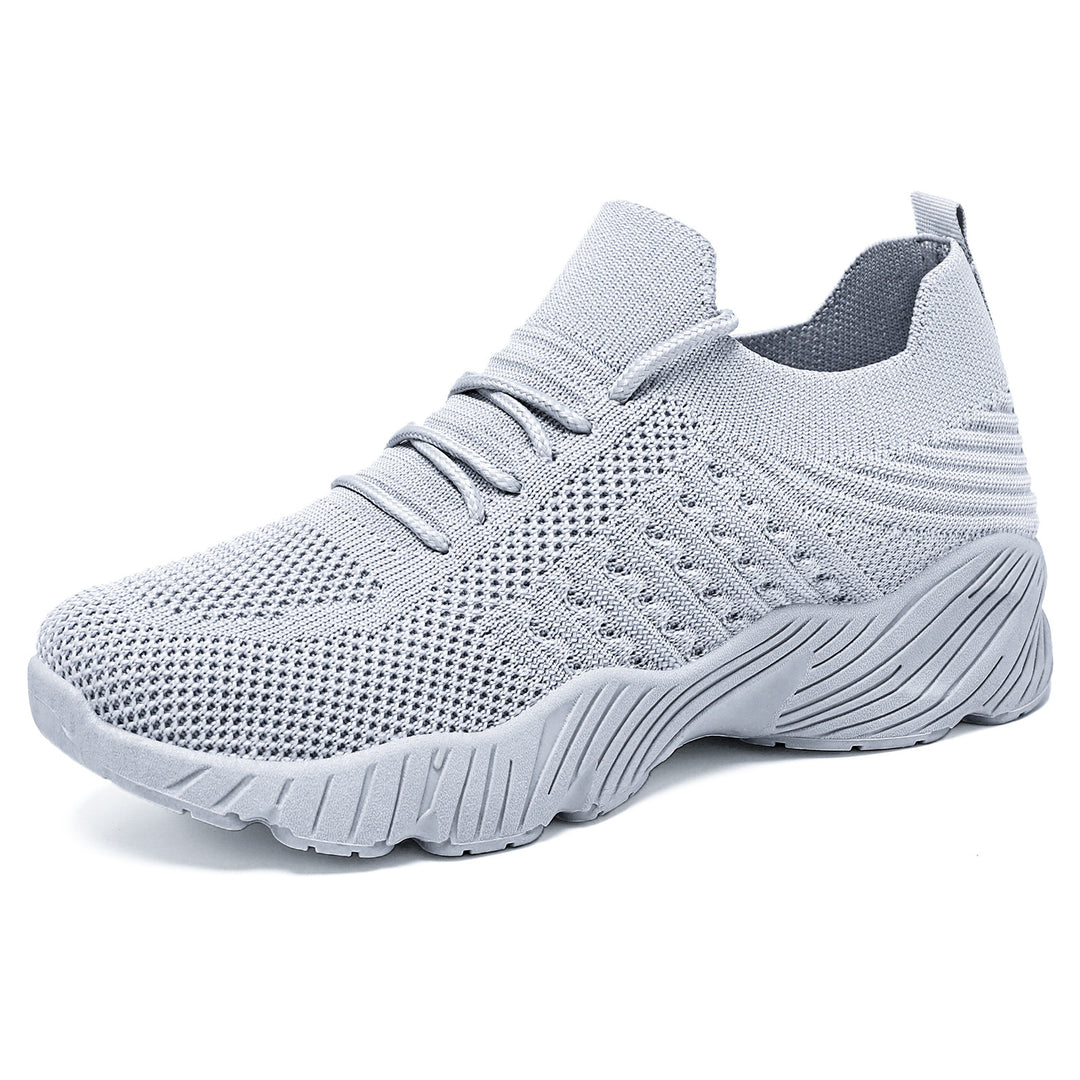 Damen nan gestrickter Slip-On Sneaker mit sockenähnlichem Schaft und dämpfender Profillaufsohle Drune