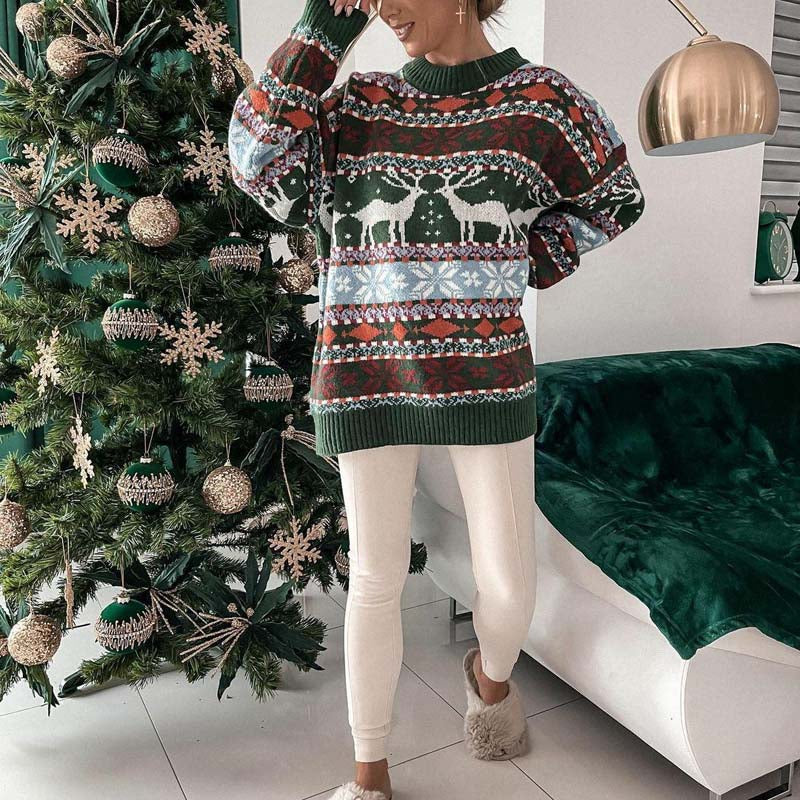 Drune | Weihnachtspulli mit Festlichem Motiv
