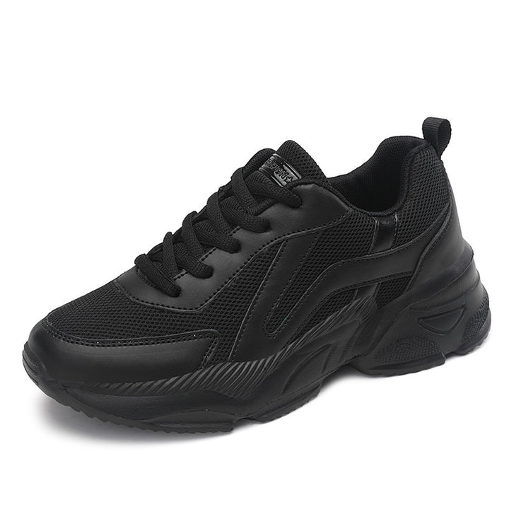 Damen nan gedämpfte Freizeit-Sneaker im Plateaustil mit gepolstertem Komfortkragen, atmungsaktivem Mesh und rutschfestem Profil Drune
