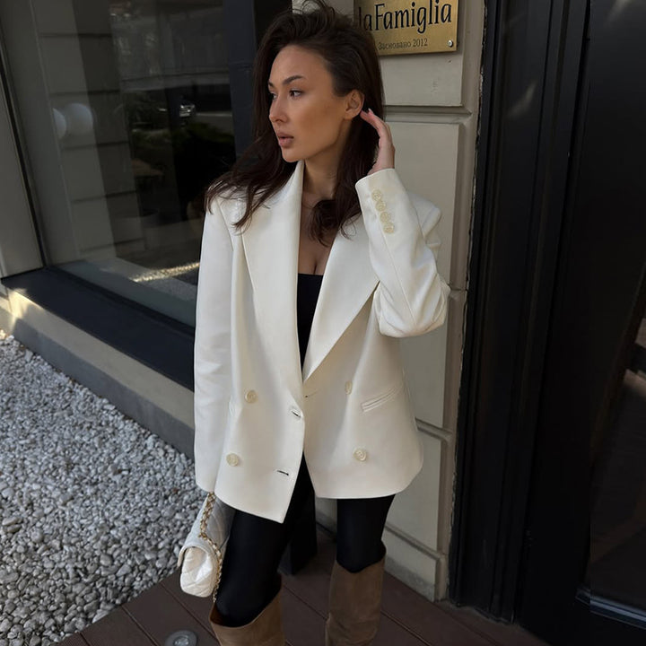 Damen eleganter Oversize-Blazer Drune