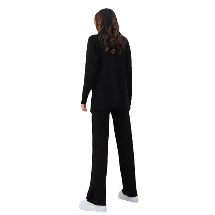 Damen Modischer Oversized Pullover im Rippdesign Drune
