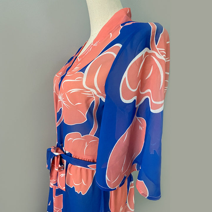 Damen eleganter Kimono mit floralem Design Drune