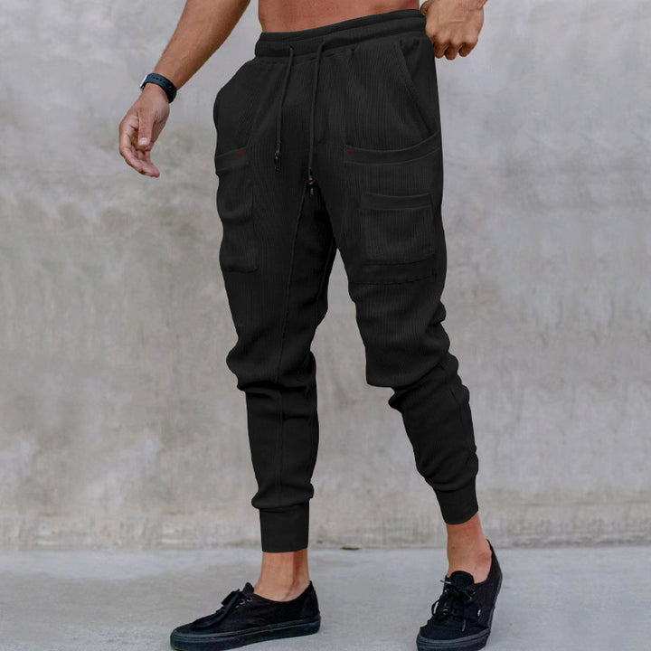 Herren Cargo-Hose mit elastischem Bund und praktischen Seitentaschen Drune