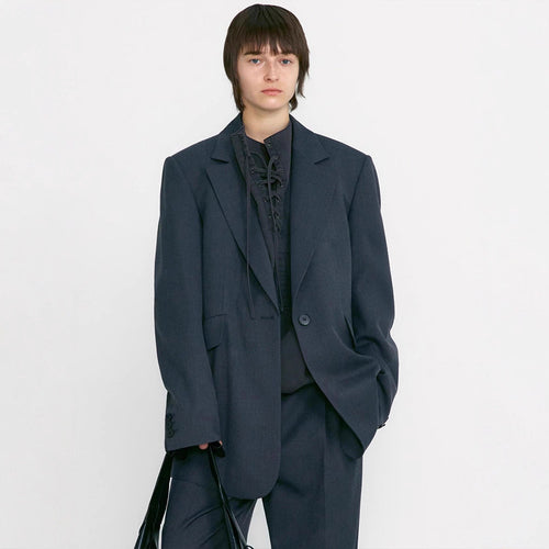 Damen Oversized Blazer aus hochwertigem Stoff Drune
