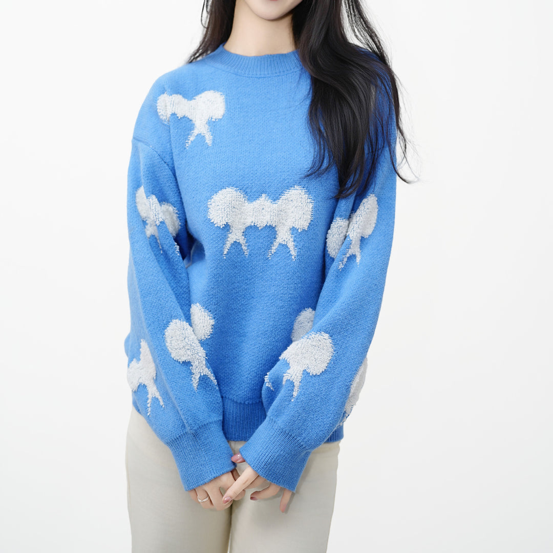 Damen lässiger Pullover mit einzigartigem tierischem Design Drune