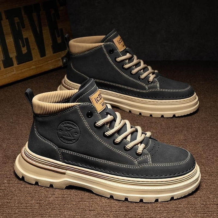 Damen modische High-Top Sneakers mit komfortabler Polsterung und rutschfester Sohle Drune