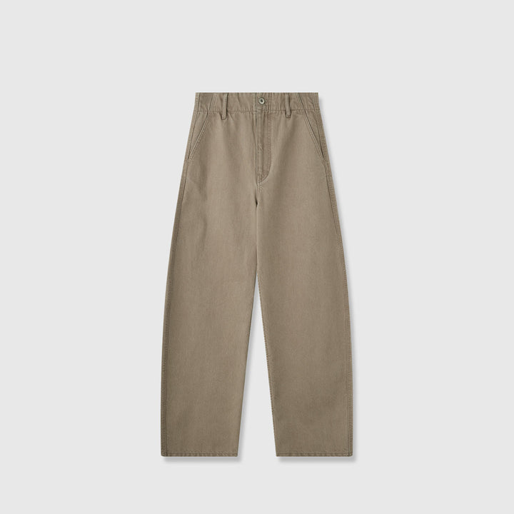 Damen weite Denim-Hose mit hohem Bund und komfortablem Schnitt Drune