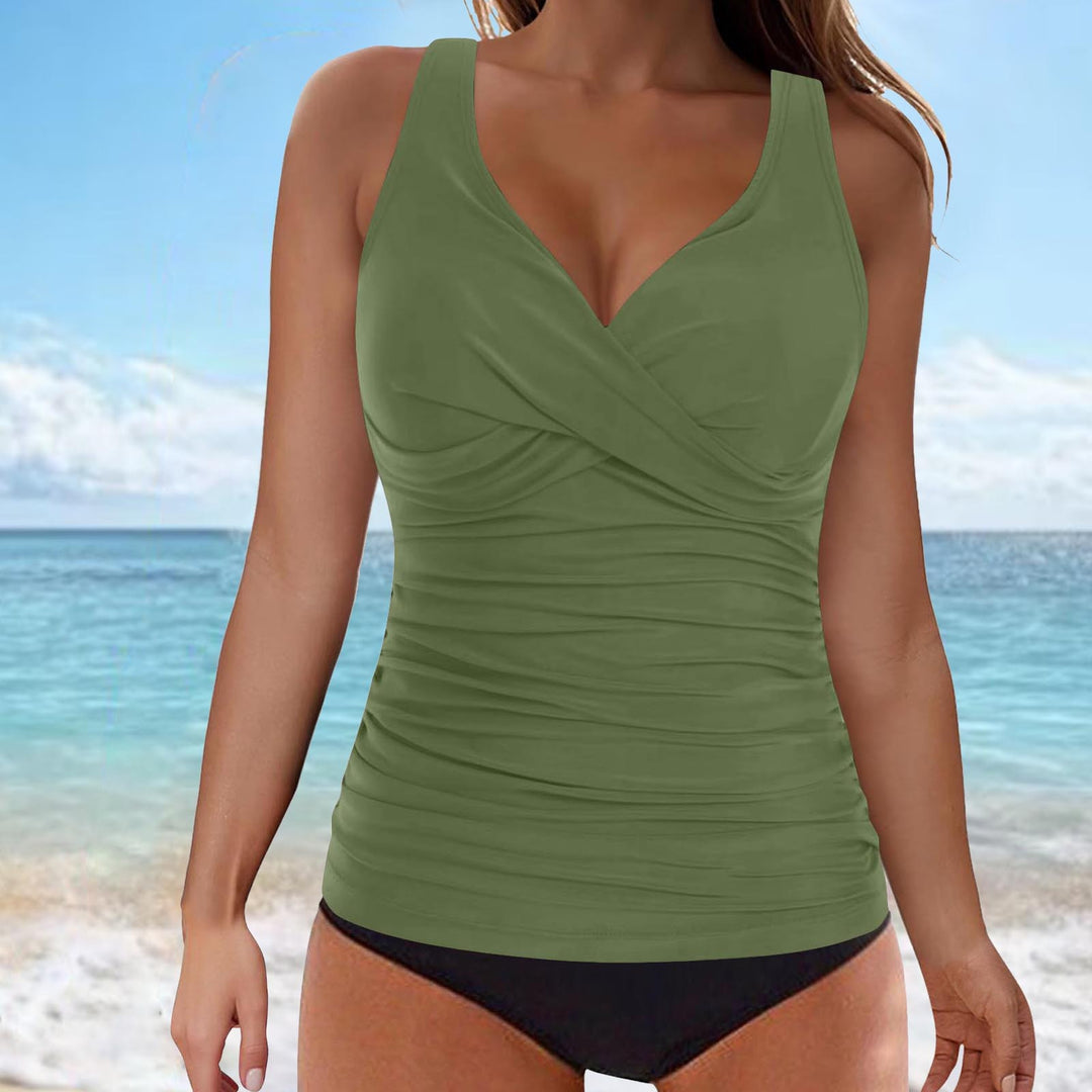Drune | Bauchkontrolle Haken Design Bedrucktes Tankini Set