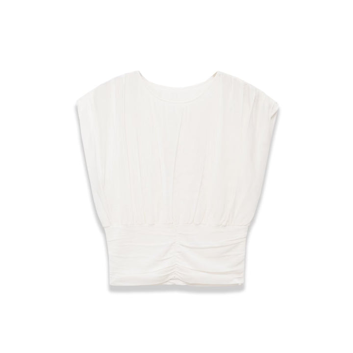Damen modisches Oversize-Top mit raffiniertem Bund Drune
