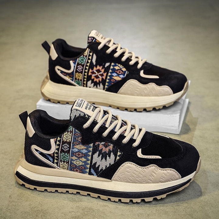 Damen Sportliche Sneakers mit attraktivem Ethno-Design Drune