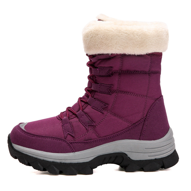 Damen Isolierte Winterstiefel mit rutschfester Sohlenkonstruktion und kuscheligem Innenfutter Drune