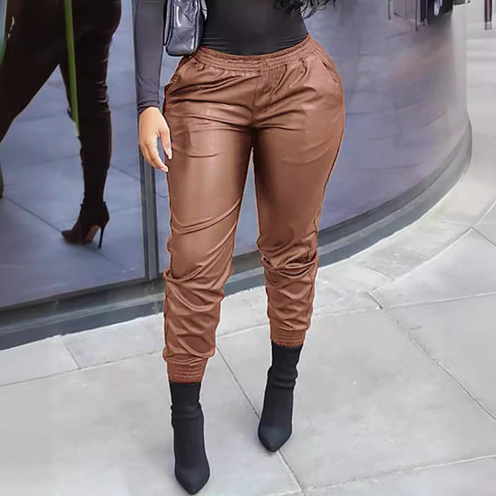 Damen sportliche Lounge-Hosen mit Raffung Drune