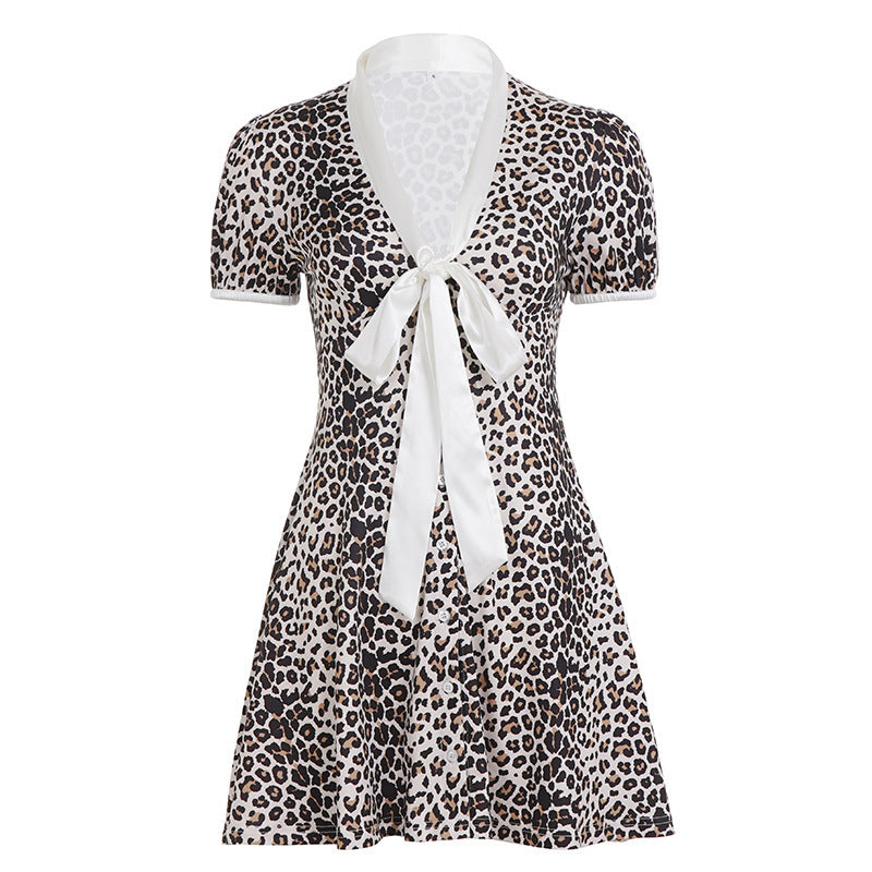 Damen Nachtwäsche Kimono mit tierischem Muster Drune