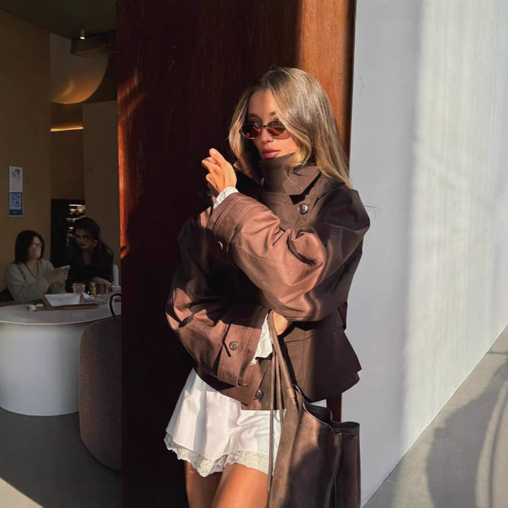 Damen Oversized Übergangsjacke Drune