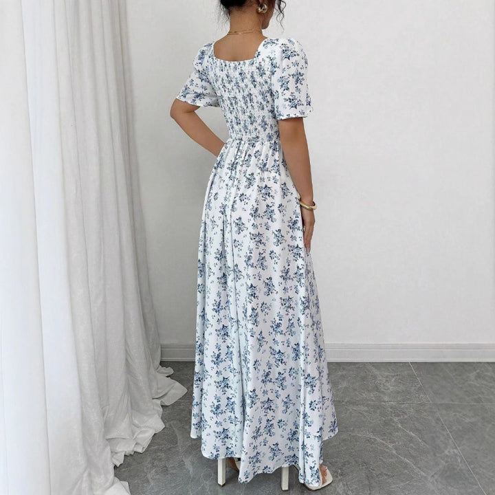 Damen Maxi-Kleid im romantischen Blumenmuster Drune