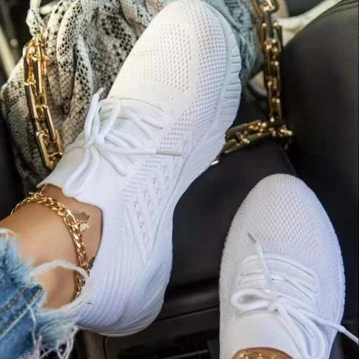 Damen Atmungsaktive Freizeitschuhe mit rutschfester Sohle und elastischen Einsätzen Drune
