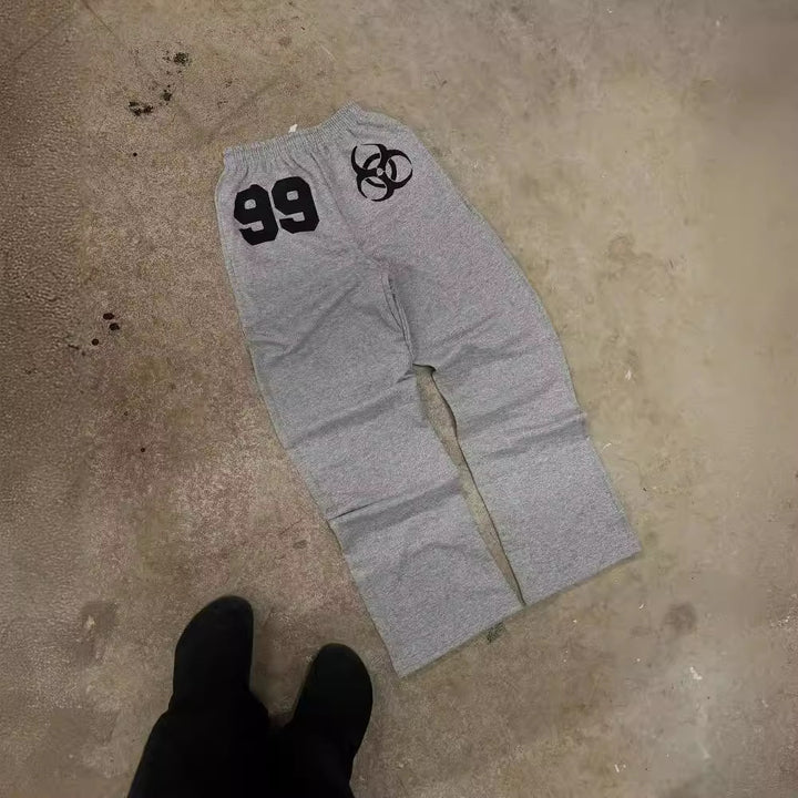 Damen Sweathose mit urbanem Biohazard-Design und komfortablem Schnitt Drune