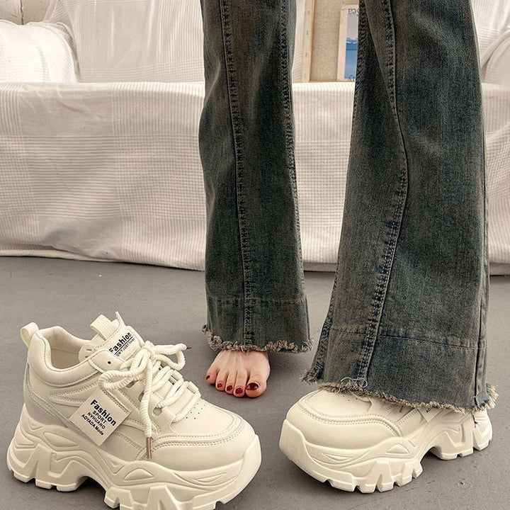 Damen Sportliche Chunky Sneakers mit innovativer Dämpfung und strapazierfähiger Obermaterialstruktur Drune