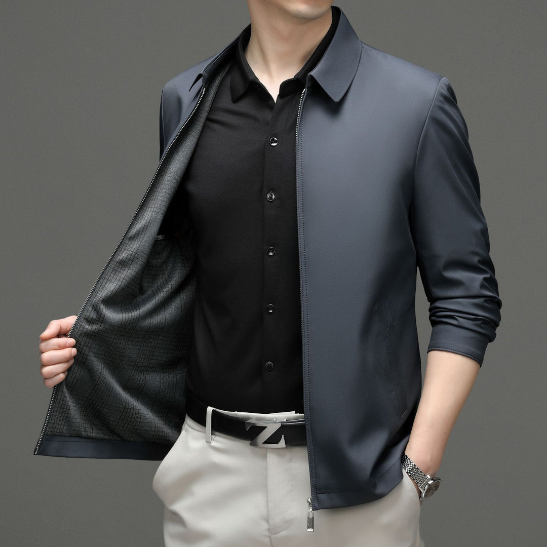 Herren Übergangsjacke mit modernem Schnitt und elastischen Bündchen Drune