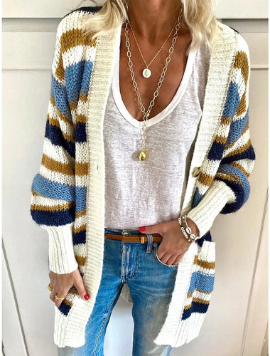 Drune | Strickjacke mit Streifen