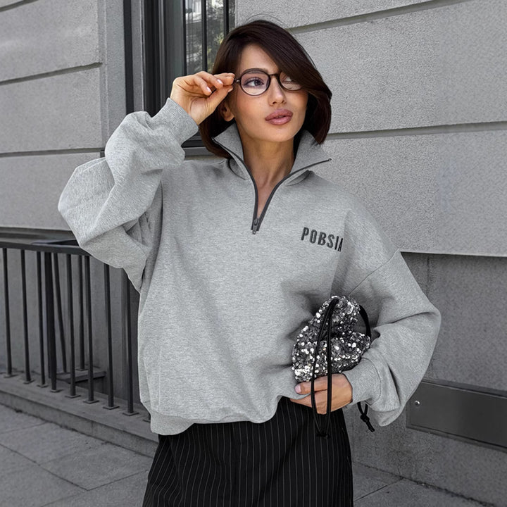 Damen Oversized Sweatshirt Drune