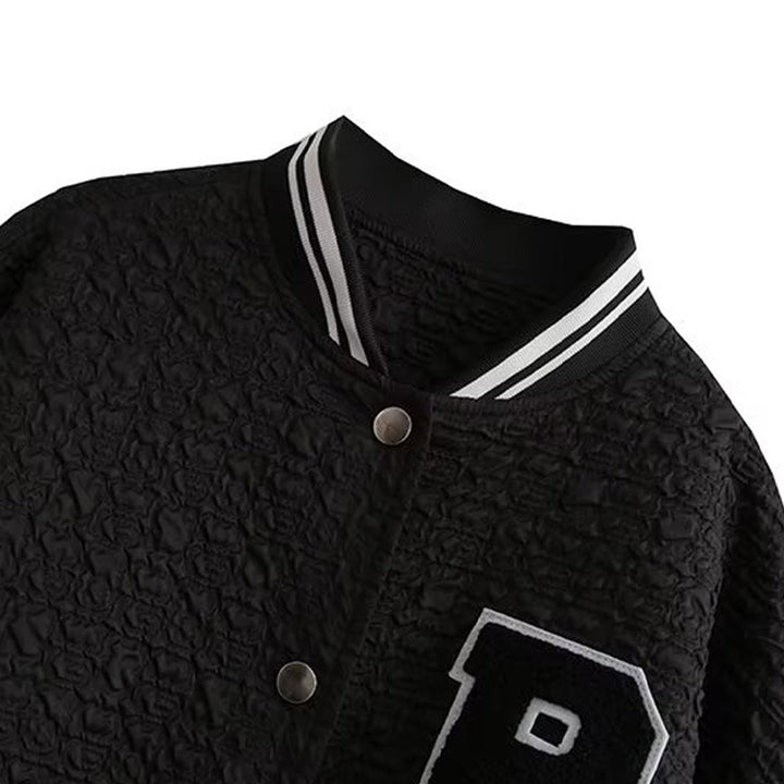 Damen Sportliche Bomberjacke mit strukturiertem Obermaterial und eleganten Details Drune