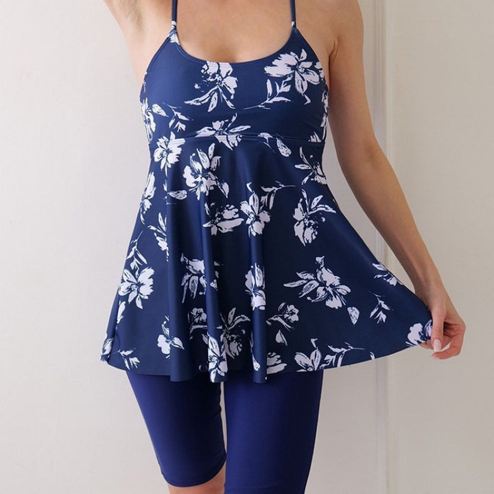 Damen Tankini mit elegantem Schnitt und figurbetonender Passform Drune