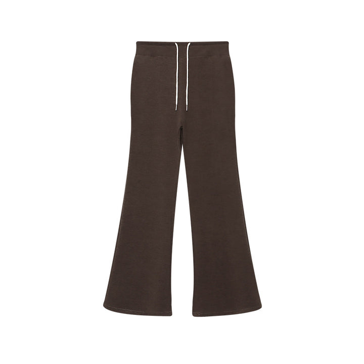 Damen lässige Palazzohose aus komfortablem Baumwollmix Drune