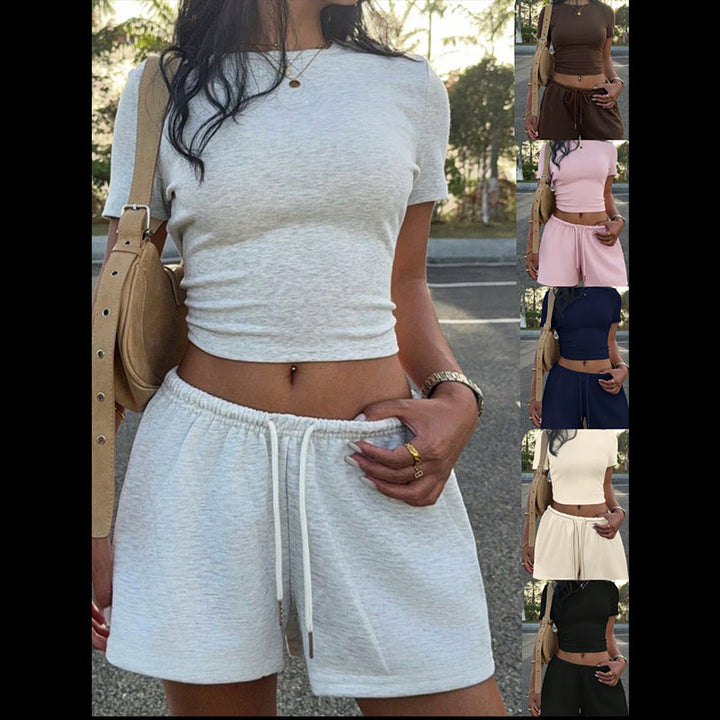 Damen Crop-Top mit tailliertem Schnitt und komfortablem Material Drune
