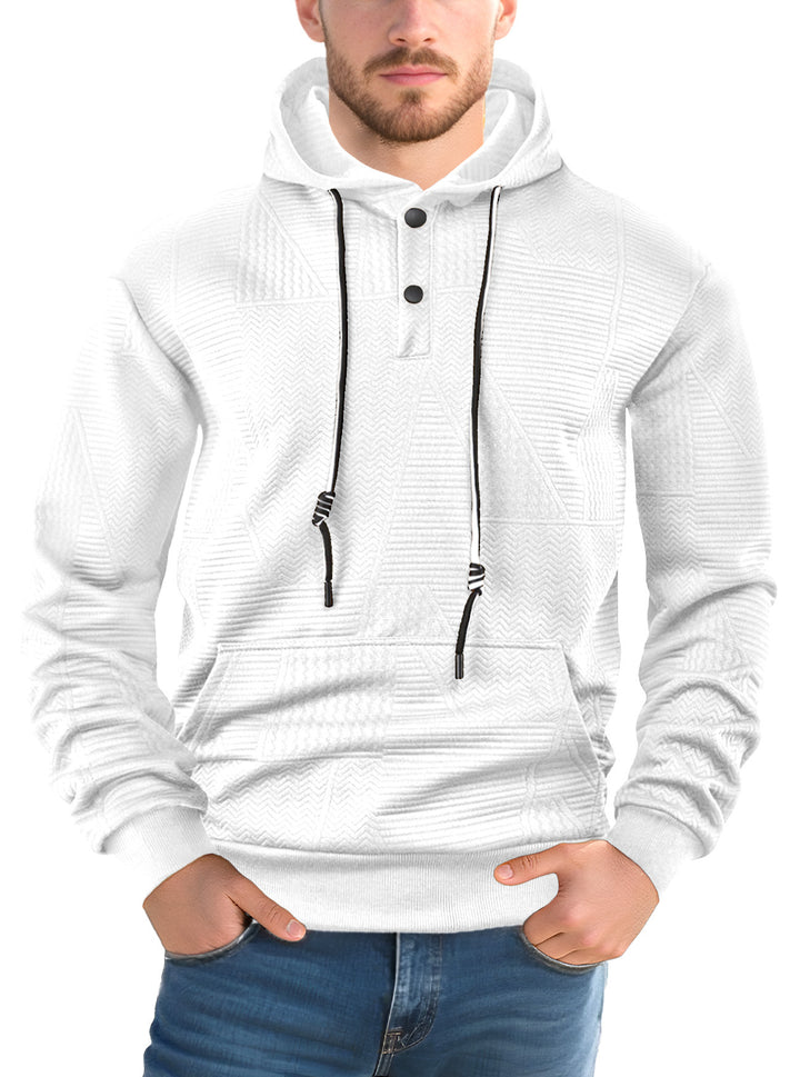 Herren Hoodie mit strukturiertem Design Drune