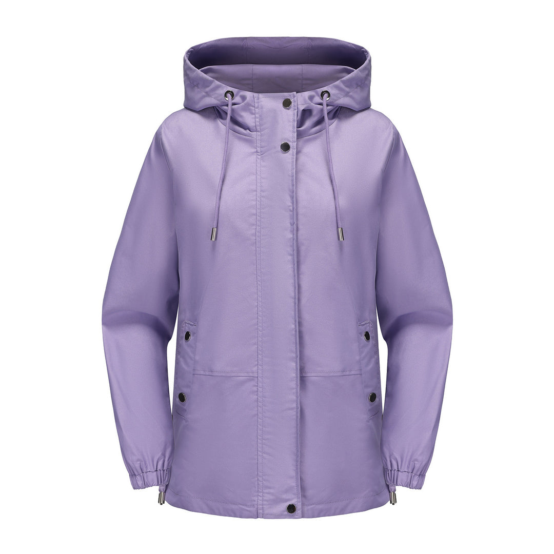 Damen leichte Windjacke mit verstellbarem Bund Drune