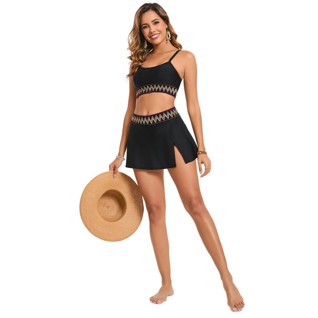 Damen sportlicher Bikini mit Rock Drune