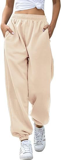 Damen nan gemütliches Lounge-Jogginganzug-Set mit Oversize-Hoodie und elastischer High-Waist Jogginghose Drune