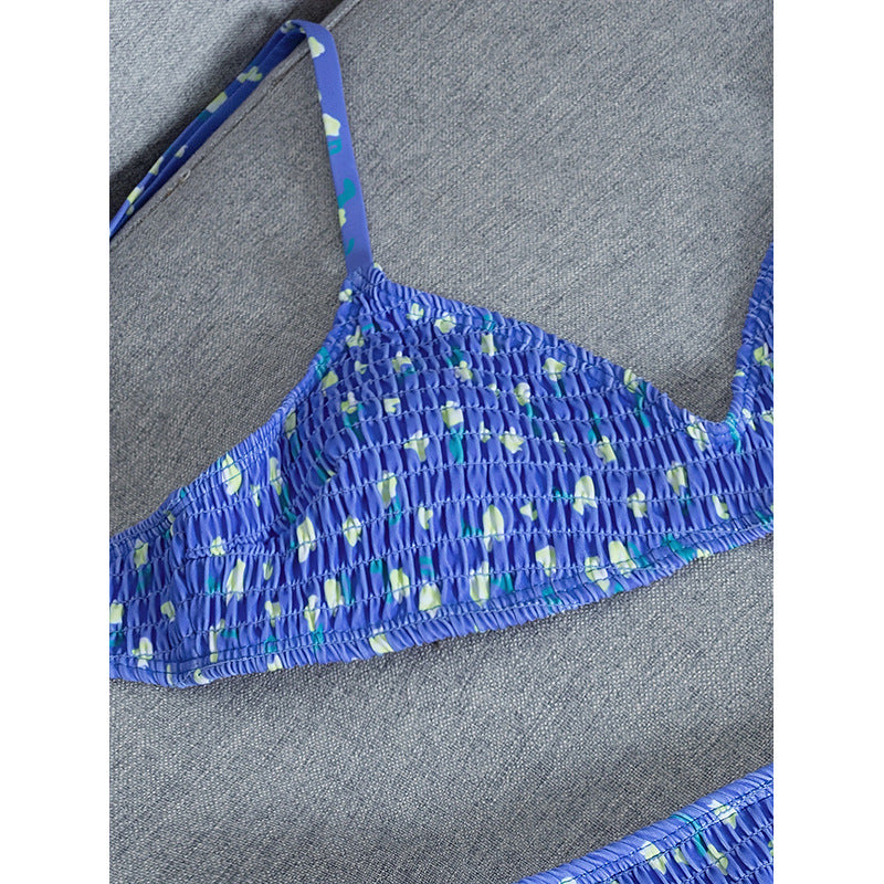 Damen Bikiniset mit verstellbarem Oberteil und hohem Bund Drune